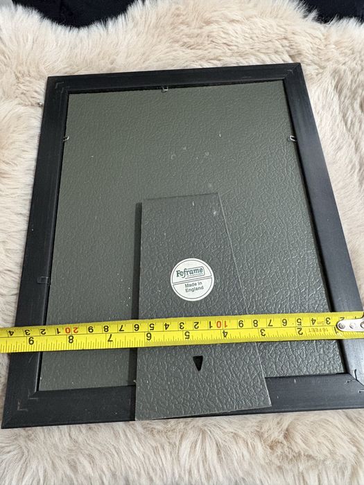 Brązowa duża drewniana ramka