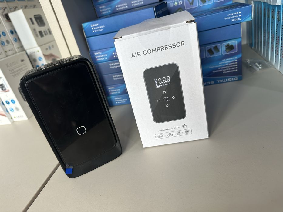Компрессор с power bank 4500 mah с насадками