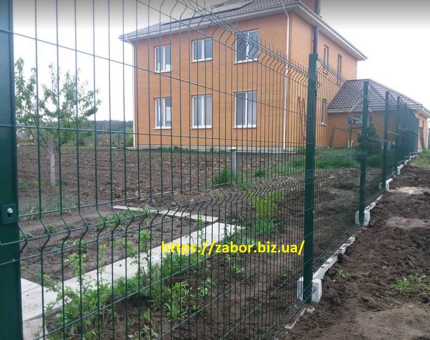 секційний паркан , 3д секції, зварний паркан металевий в Чернівцях