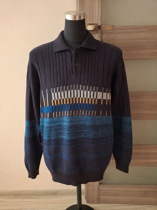 Sweter męski polo