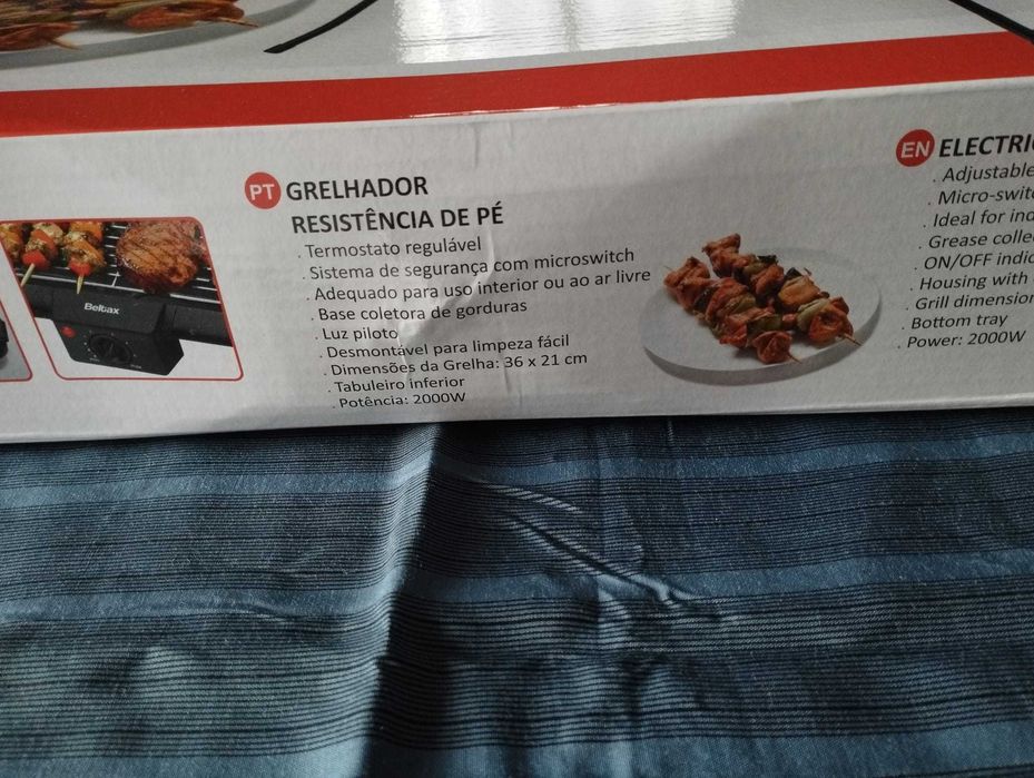 Grelhador de Resistência BELTAX BBQ-3621 (NOVO)