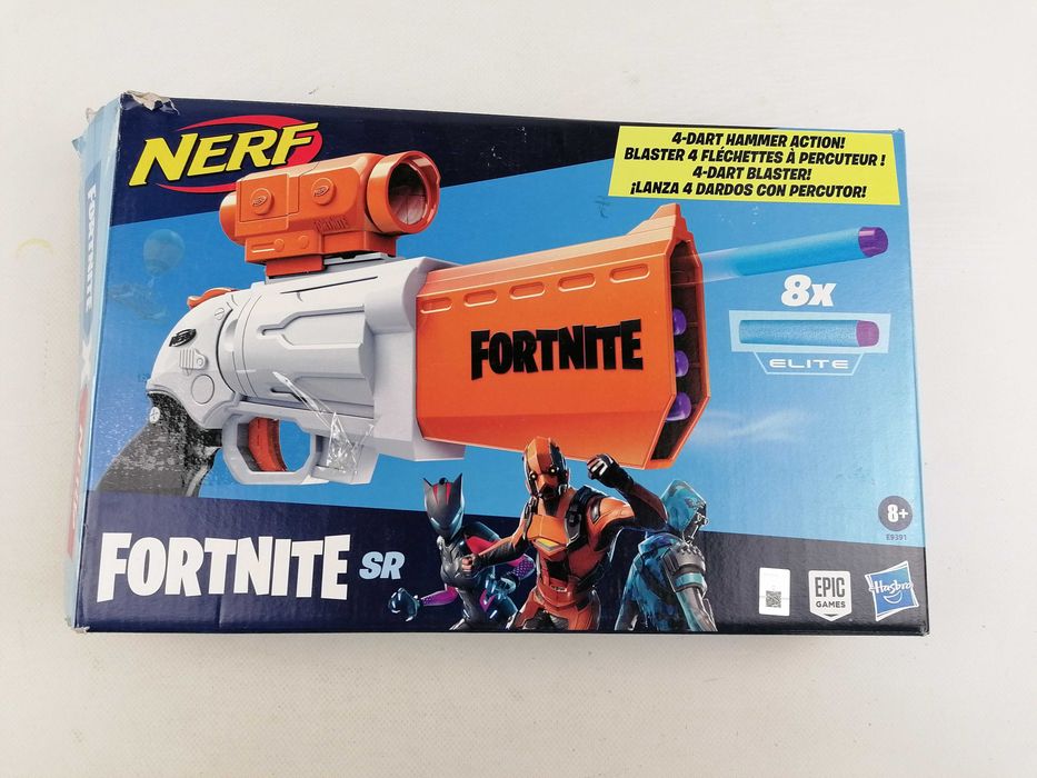 SR Fortnite Nerf Blaster + EKSTRA rzutki