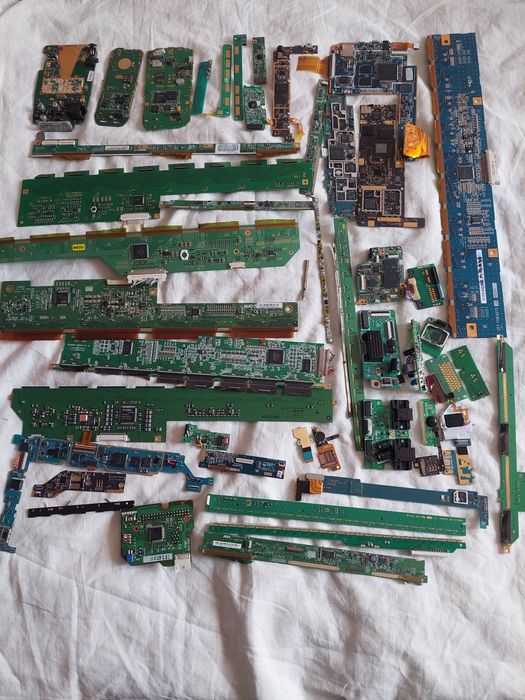 Платы после разбора