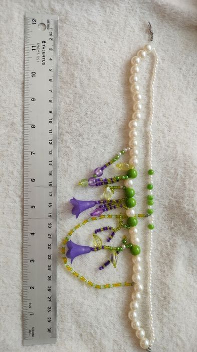 choker naszyjnik kwiatowy