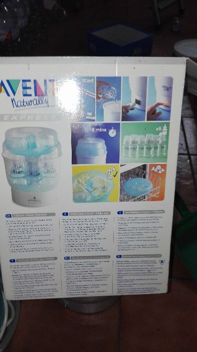 Esterilizador Biberão Avent a Vapor