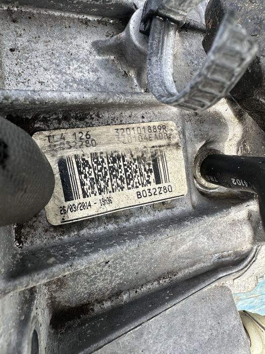 Коробка передач механіка, МКПП 1.5 K9K TL4 126 Nissan Qashqai Megane
