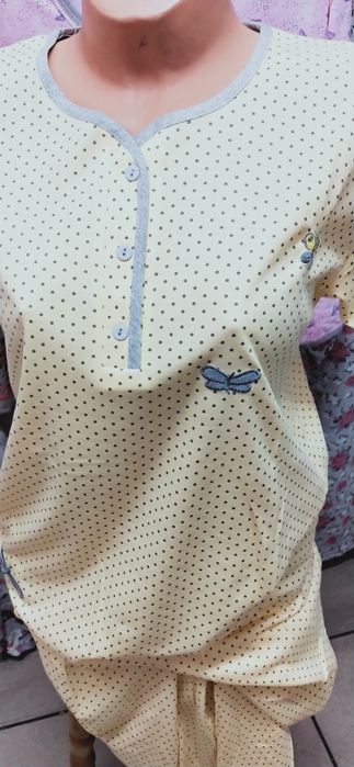 Piżama damska spodnie 3/4