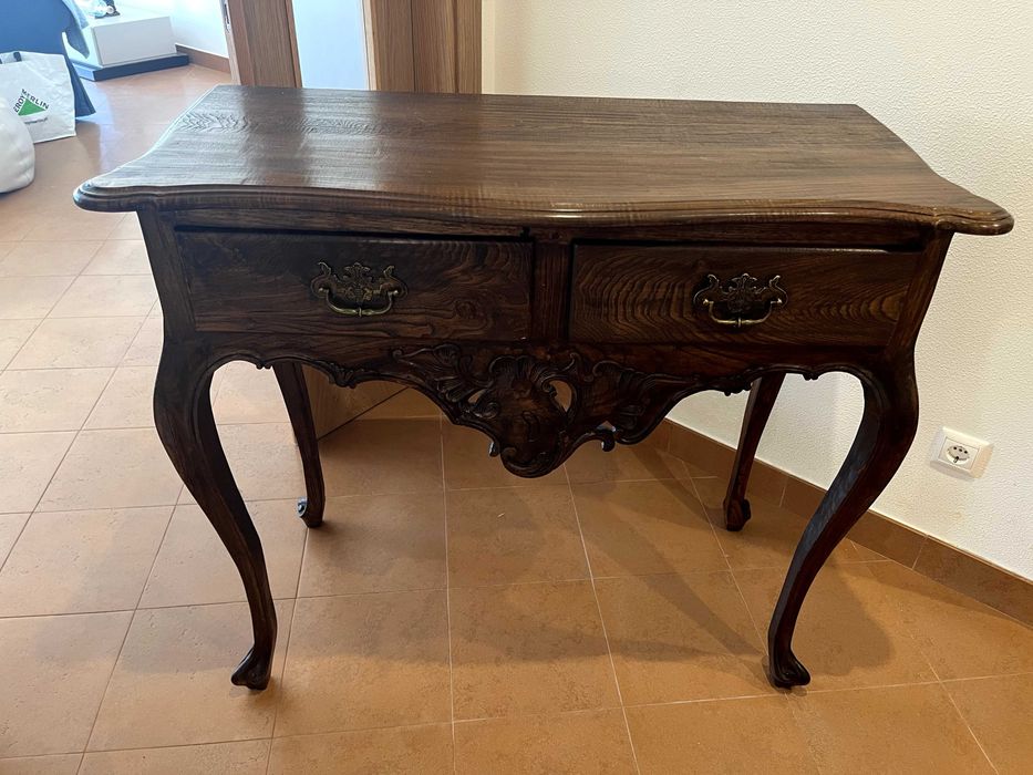 Mesa consola estilo rústico