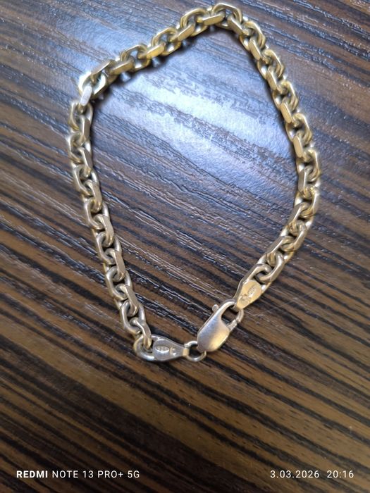 Srebrna bransoletka damska