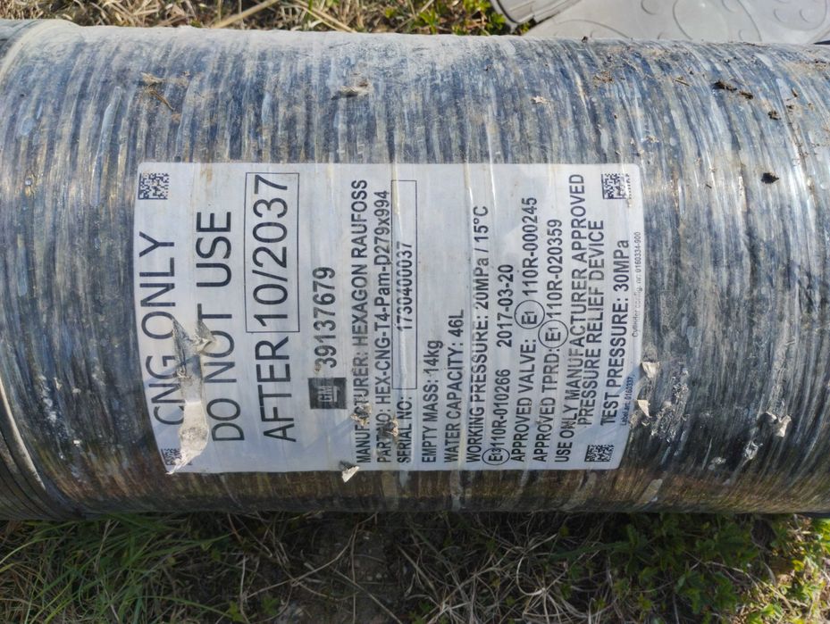 zbiornik cng gaz ziemny