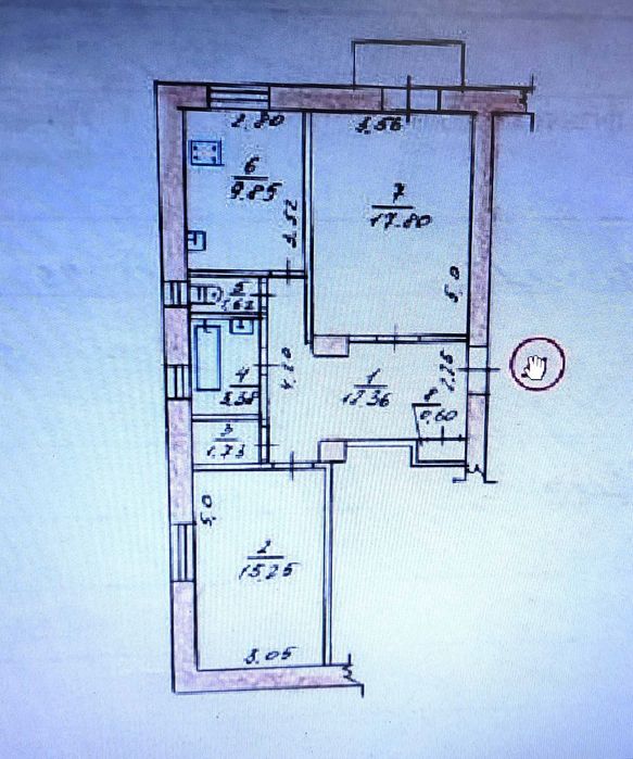 Продаж 2-х к.кв. вул. Валерія Лабоновського буд. 19, 3-й поверх