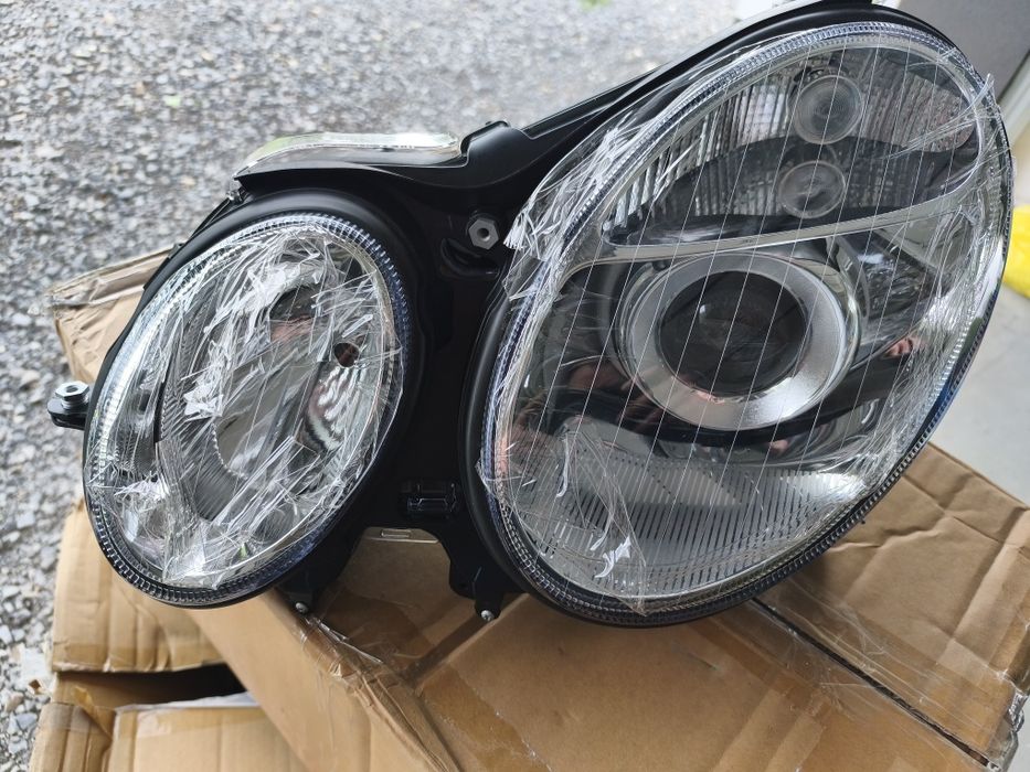 Mercedes E klasa W211 02-05r reflektor lampa lewy przód lewa Nowa Depo