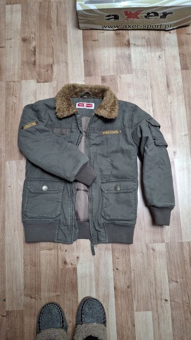 Kurtka zimowa dziecięca 134 i gratis