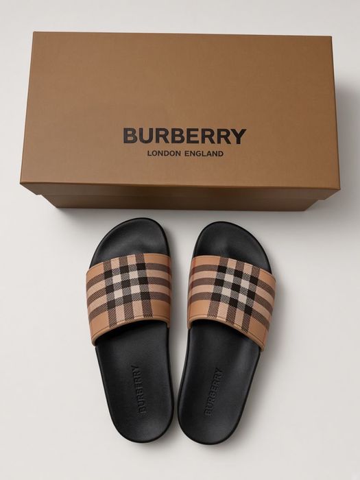 Тапочки “Burberry Check” ОРИГІНАЛ