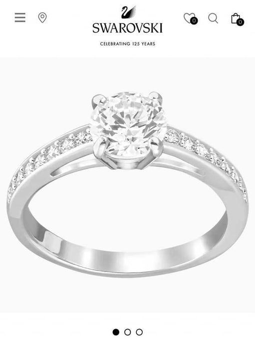 Vendo Anel Swarovski NOVO