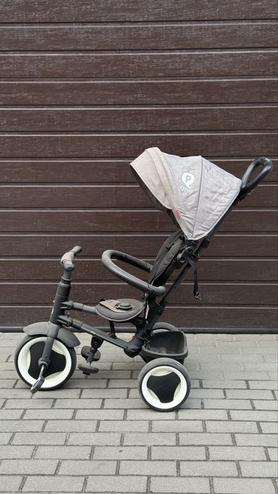 Дитячий велосипед QPlay Rito Rubber Grey складаний триколісний