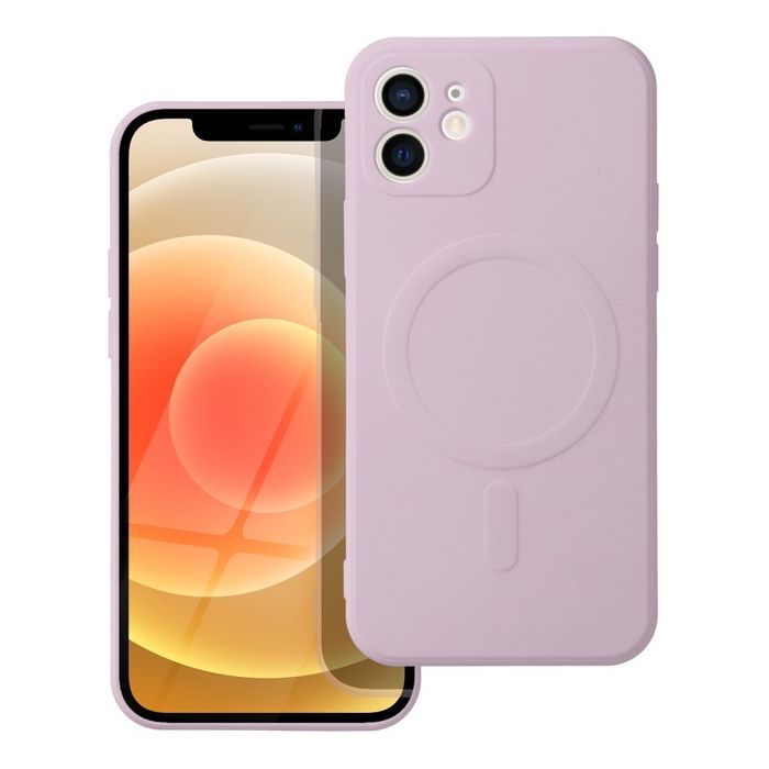 Futerał Silicone Mag Cover Magsafe Do Iphone 12 Mini Różowy