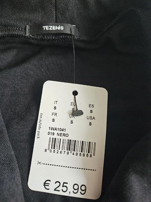 TEZENIS Sukienka czarna Rozmiar S