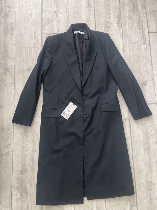Пальто тренч  вовна Zara