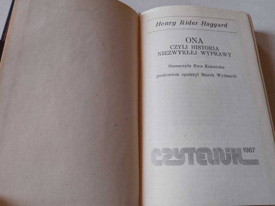 H. Rider Haggard "Ona" 1987