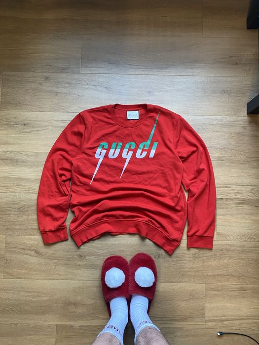 Gucci  czerwona bluza