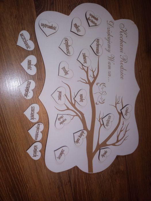 Podziękowanie dla rodziców