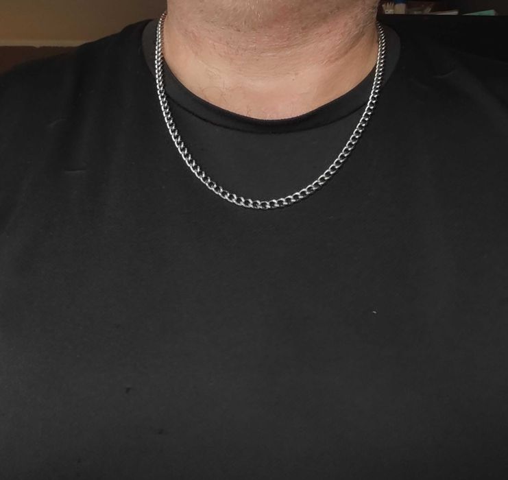 Naszyjnik męski , łańcuszek 5 mm , 60 cm