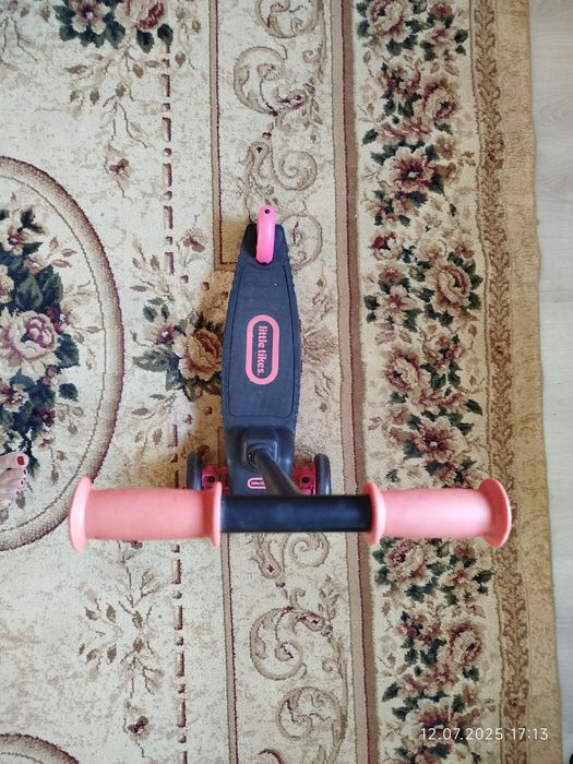Самокат триколісний black pink