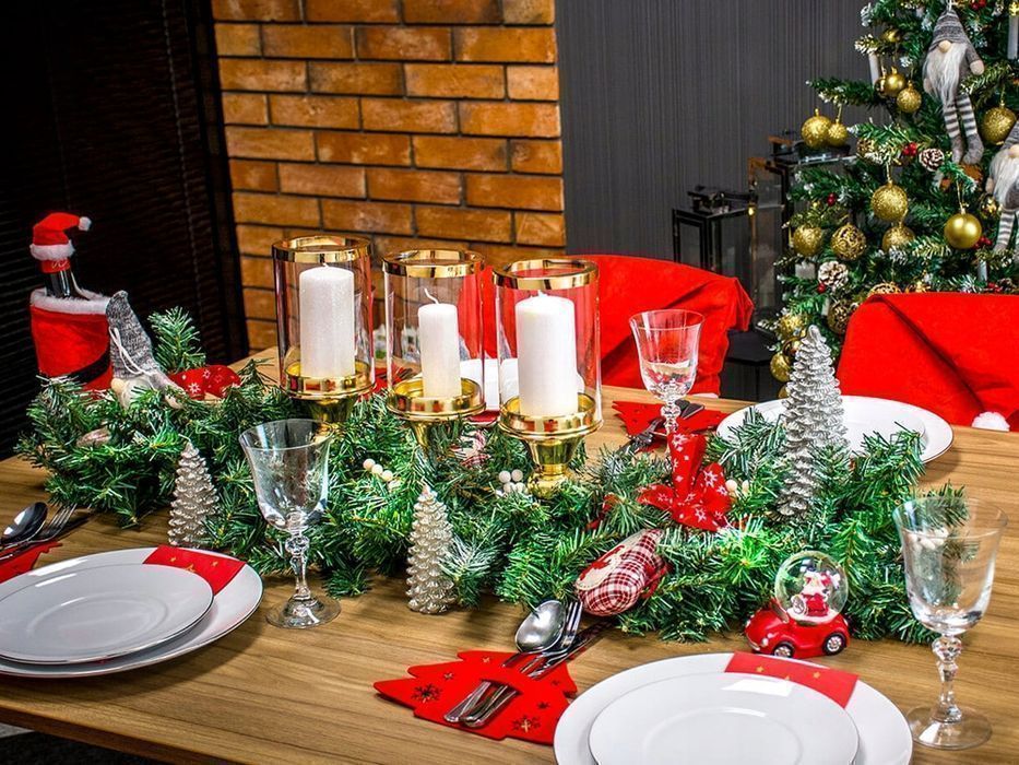 Girlanda choinkowa świąteczna dekoracyjna 280cm 2,8m łańcuch sztuczny