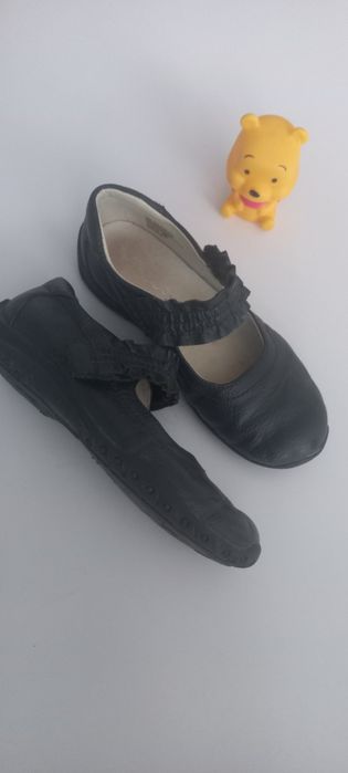 Agranatowe lakierki eleganckie buty dla dziewczynki 27. 5