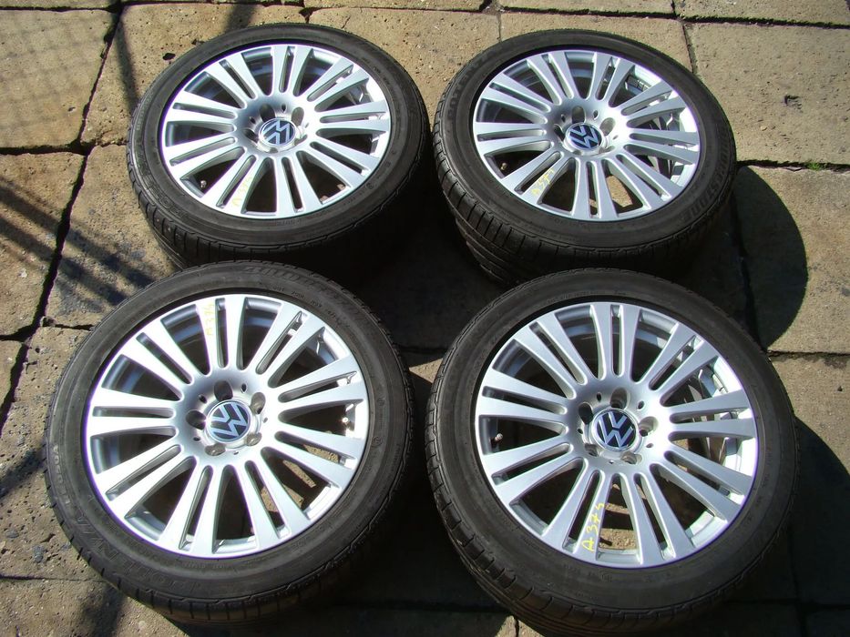 a374 5x112 VW Passat B6 B7 Eos Caddy V Touran 5T 7,5jx17 opony lato 235/45