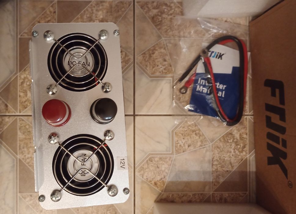 Przetwornica Napięcia Czysty SINUS Samochodowa Konwerter DC/AC 12V 230