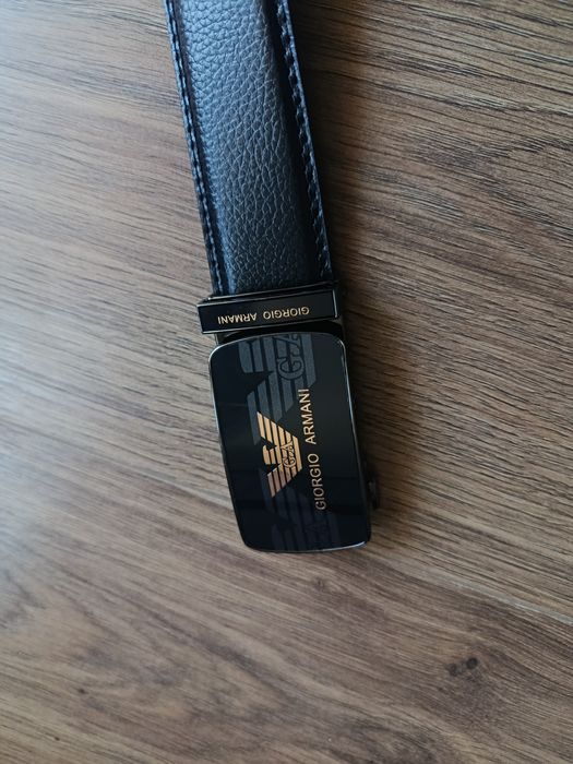 Pasek męski Emporio Armani skórzany