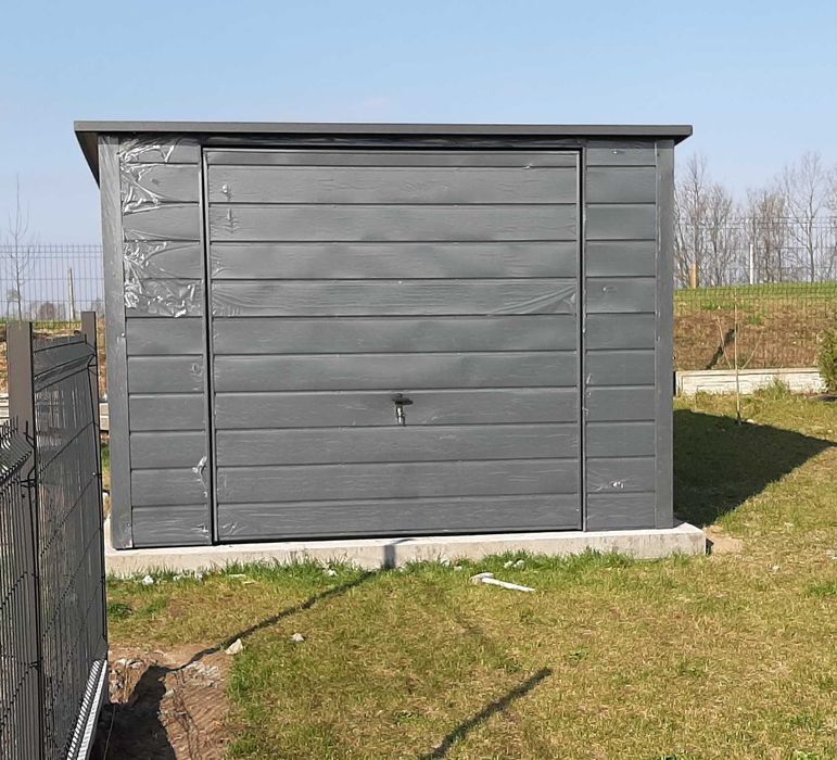Nowoczesny Garaż Grafit  4x3 PROFIL  OCYNK NISKA CENA