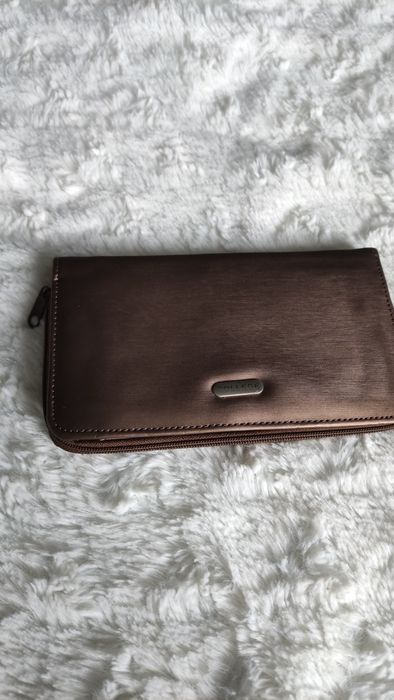 Portfel prostokątny brąz duży