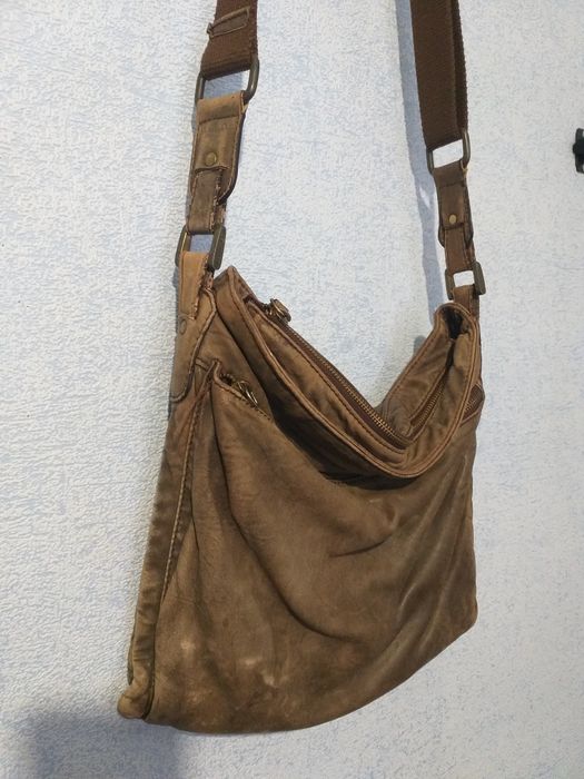 Мужская брендовая кожаная сумка