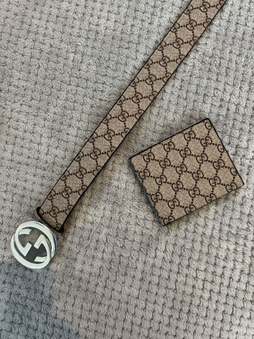 Pack cinto + carteira Gucci