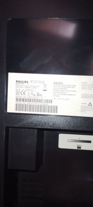 Tv Philips 42" plasma com manchas na imagem