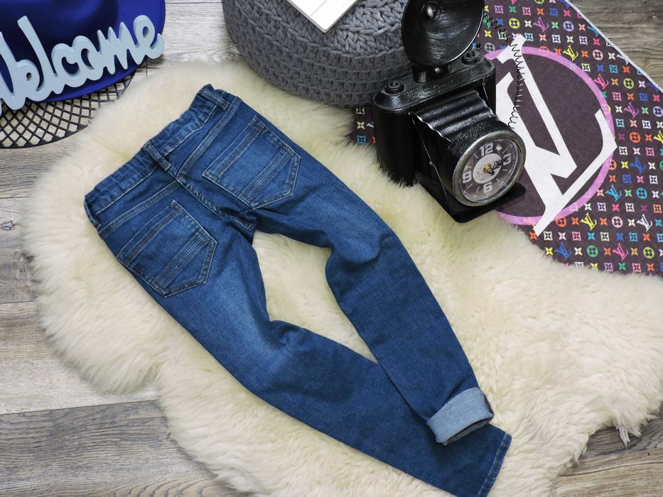 Kidz Alive - spodnie rurki jeans strech r 128