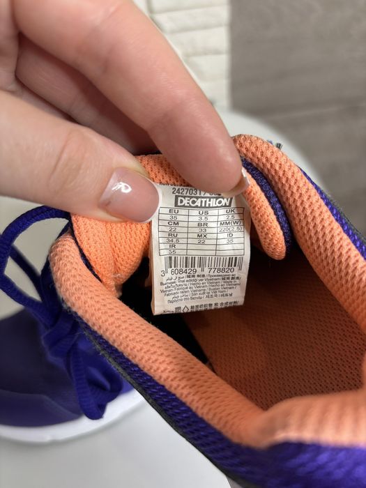 Дитячі легкі кросівки Kalenji Decathlon 35р(22см)