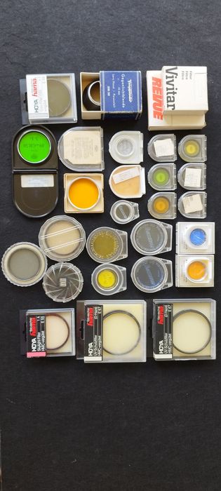 Zestaw filtrów fotograficznych Vintage markowe