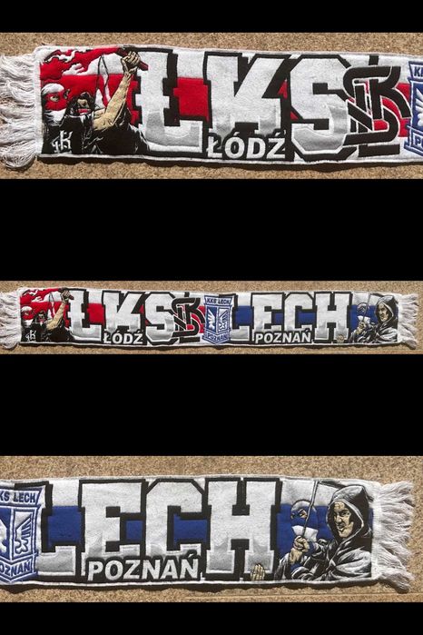 Szalik kibicowski ŁKS - Lech Poznań