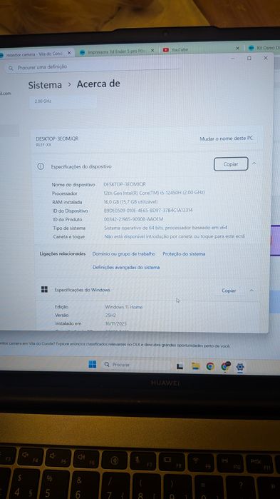 Huawei matebook d16