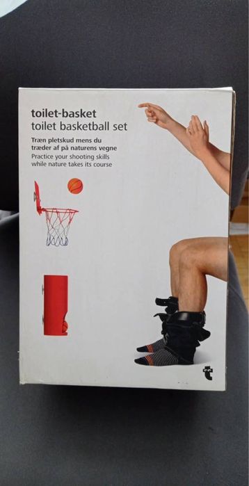 Gra toaletowa koszykówka