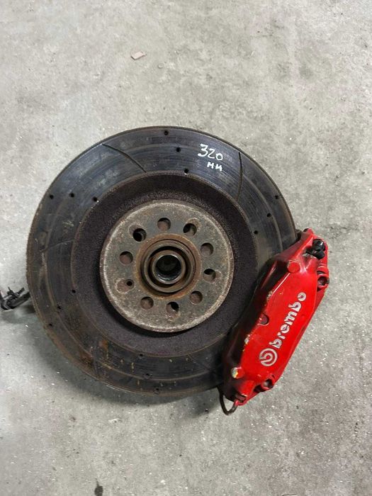 Travagem 323mm com manga eixo audi a3 8l