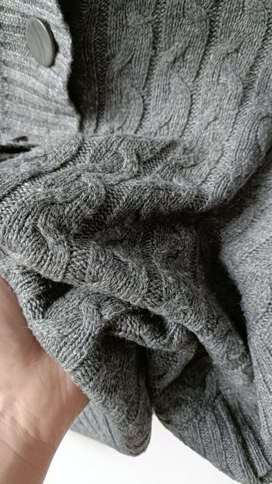 Kamizelka damska bezrękawnik pulower wełniana wełna wool oversize