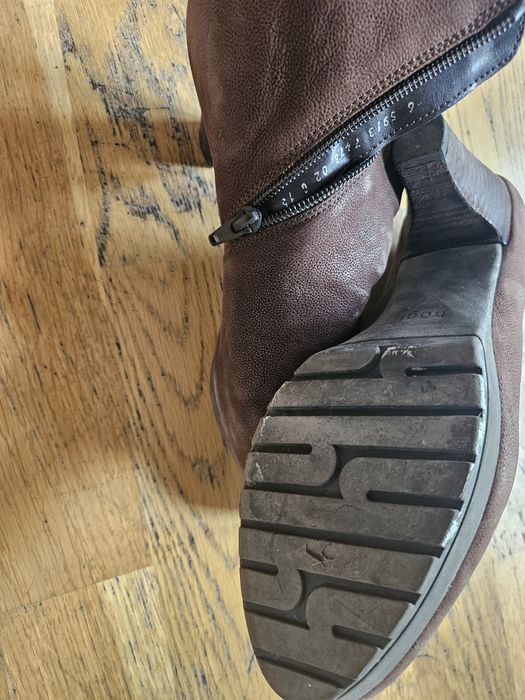 Piękne botki Hogl skórzane