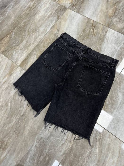 Широкі шорти джинсові чорні Loose Baggy fit широкие шорты BDG sk8