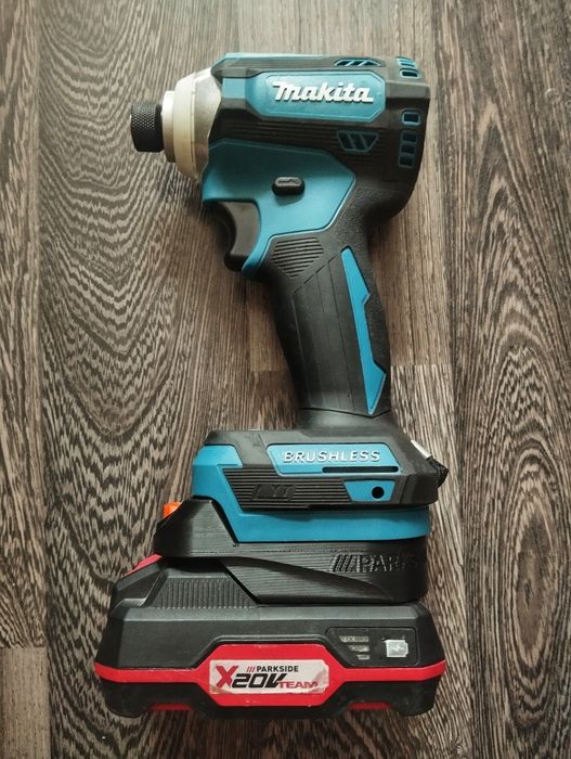 Адаптер перехідник акумулятор Parkside X20V інструмент Makita Procraft