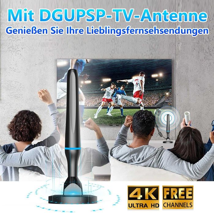 Mocna Antena Pokojowa DVB-T2 – Jakość 4K Ultra HD